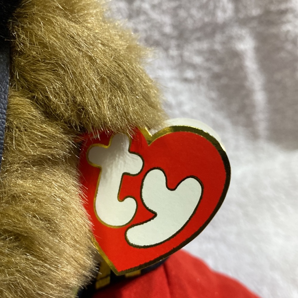 Rare Vintage TY 1993 Beenie Baby “Malcolm” Bear - Picture 3 of 7
